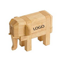 Wooden Elephant Puzzle